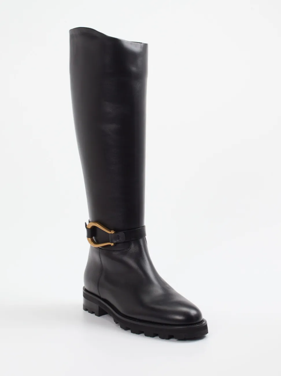 Roberto Festa – Reitstiefel aus Kalbleder schwarz