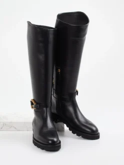 Roberto Festa – Reitstiefel aus Kalbleder schwarz