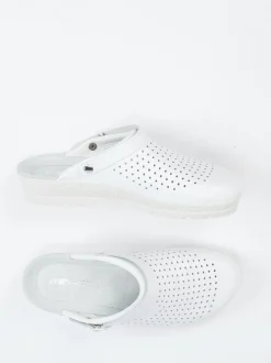 Rohde – Clog aus Kalbleder weiß