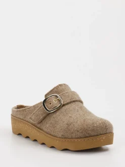 Rohde – Clogs aus Filz Beige