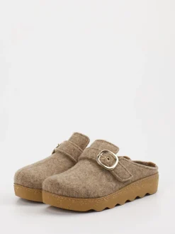 Rohde – Clogs aus Filz Beige