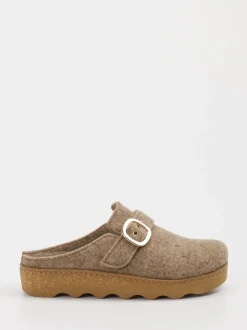 Rohde – Clogs aus Filz Beige