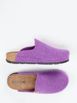Rohde – Filzpantoffeln aus Filz in Violett