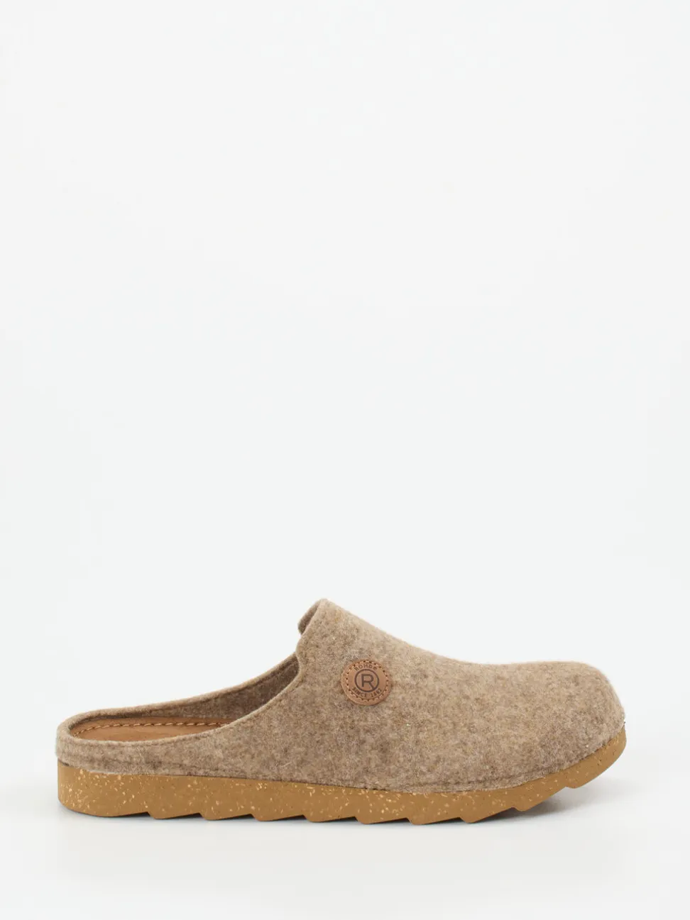 Rohde – Filzpantoffeln aus Soft-Filz in Beige