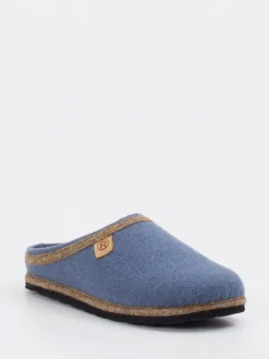 Rohde – Filzpantoffeln aus Filz in Jeansblau