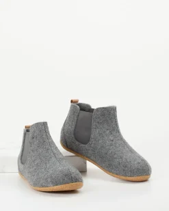 Rohde – Haus-Boots aus Filz in Grau