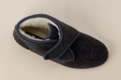 Rohde – Hausstiefelette aus Filz in Anthrazit
