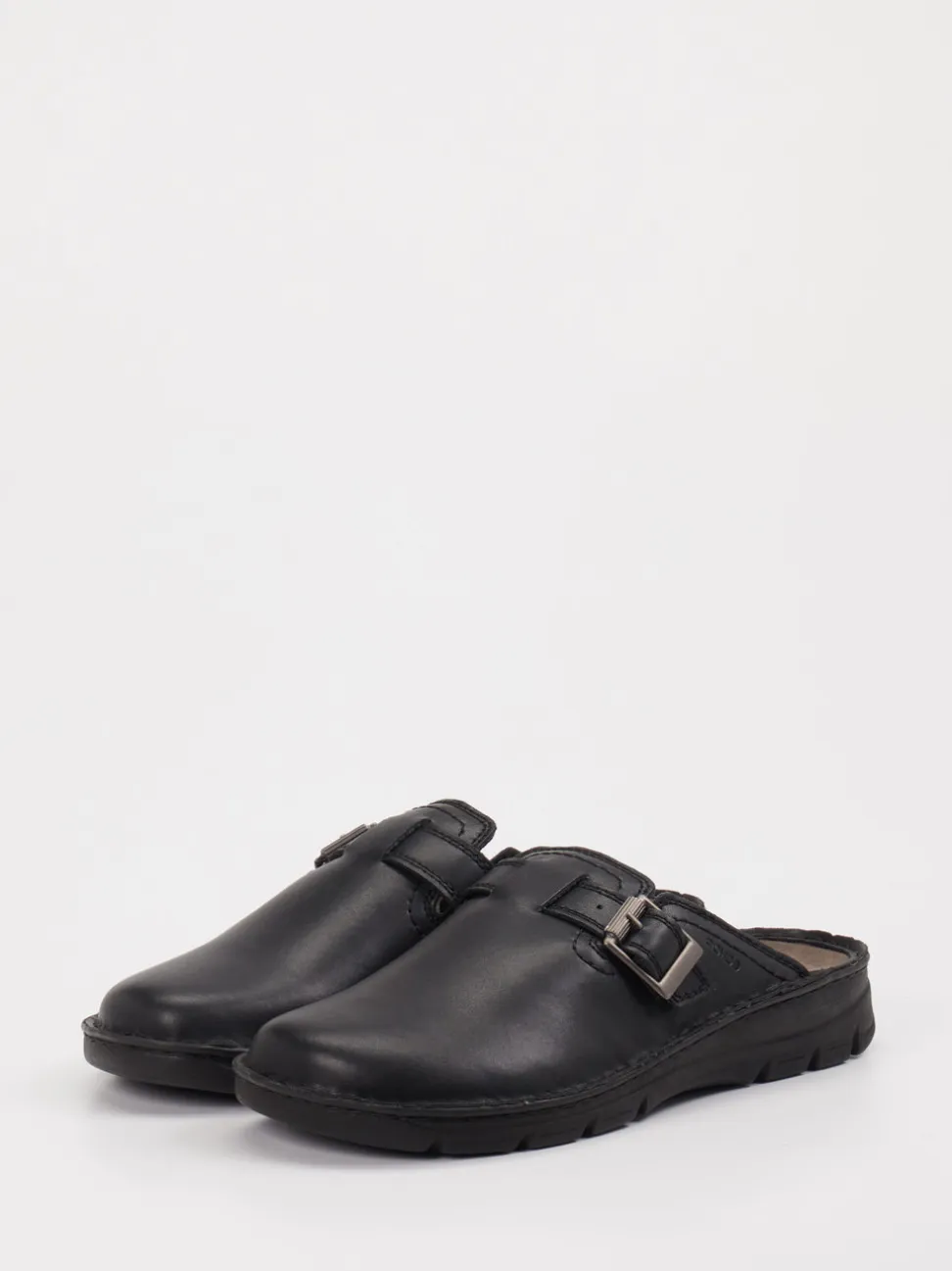 Rohde – Komfort-Clogs aus Leder Schwarz