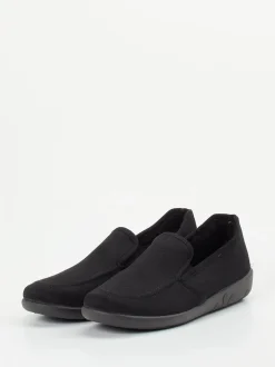 Rohde – Komfort-Slipper aus Textil schwarz