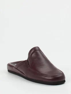 Rohde – Leder-Pantolette aus Kalbleder bordeauxrot