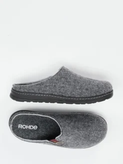 Rohde – Pantoffel aus Filz in Grau