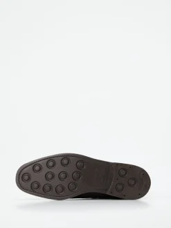 Sanders And Sanders – Chelsea Boots aus Veloursleder braun