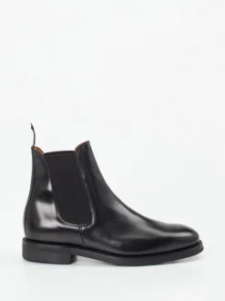 Sanders and Sanders – Chelsea Boots aus Kalbleder schwarz