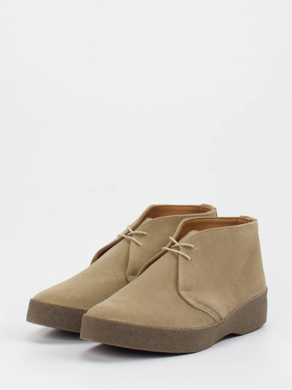 Sanders And Sanders – Desert Boots aus Veloursleder beige