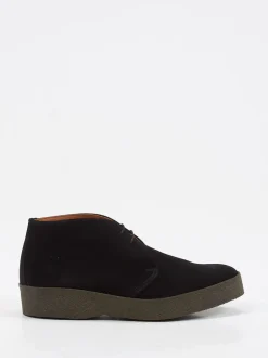 Sanders And Sanders – Desert Boots aus Veloursleder schwarz