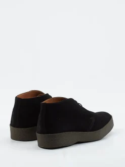 Sanders And Sanders – Desert Boots aus Veloursleder schwarz