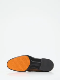 Santoni – Desert Boots aus Veloursleder Olivbraun