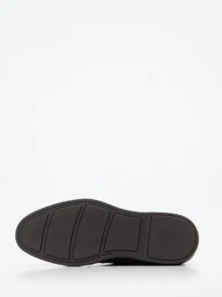 Santoni – Desert Boots aus Veloursleder schwarz