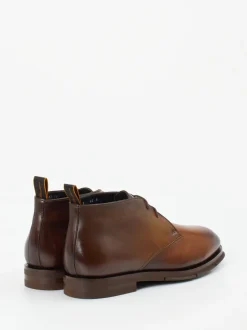 Santoni – Desert Boots aus Kalbleder braun