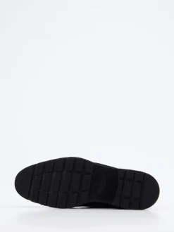Santoni – Desert Boots aus Veloursleder schwarz
