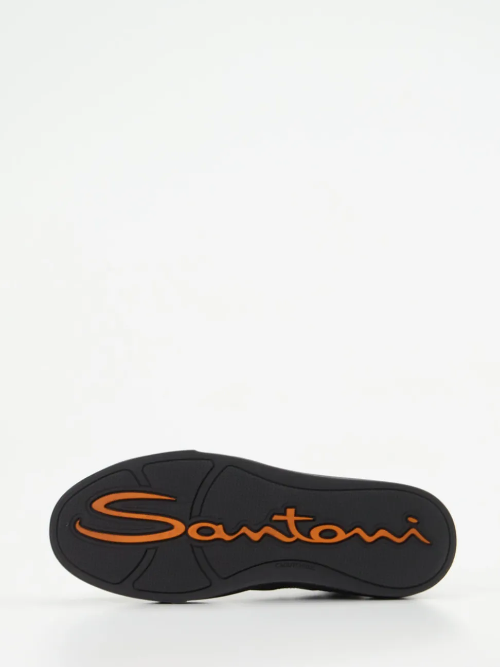 Santoni – High-Top Sneaker aus Kalbleder Schwarz
