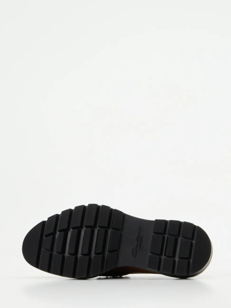 Santoni – Loafer aus Hochglanzleder in Braun