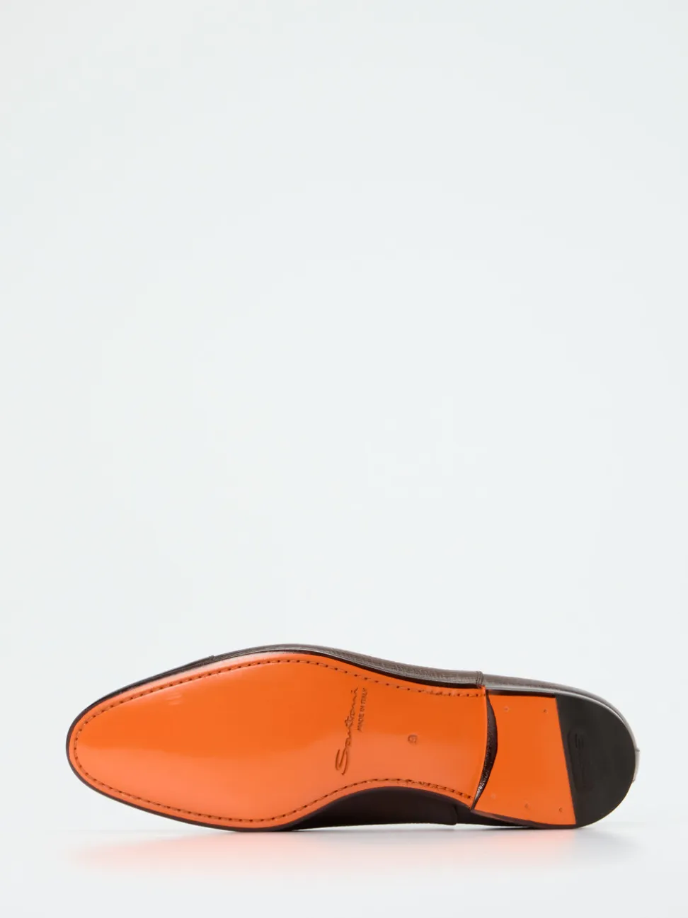 Santoni – Oxford-Schnürschuh aus Kalbleder Dunkelbraun