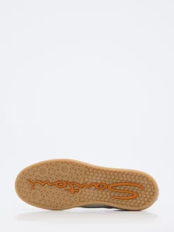 Santoni – Retro-Sneaker aus Kalbleder Offwhite