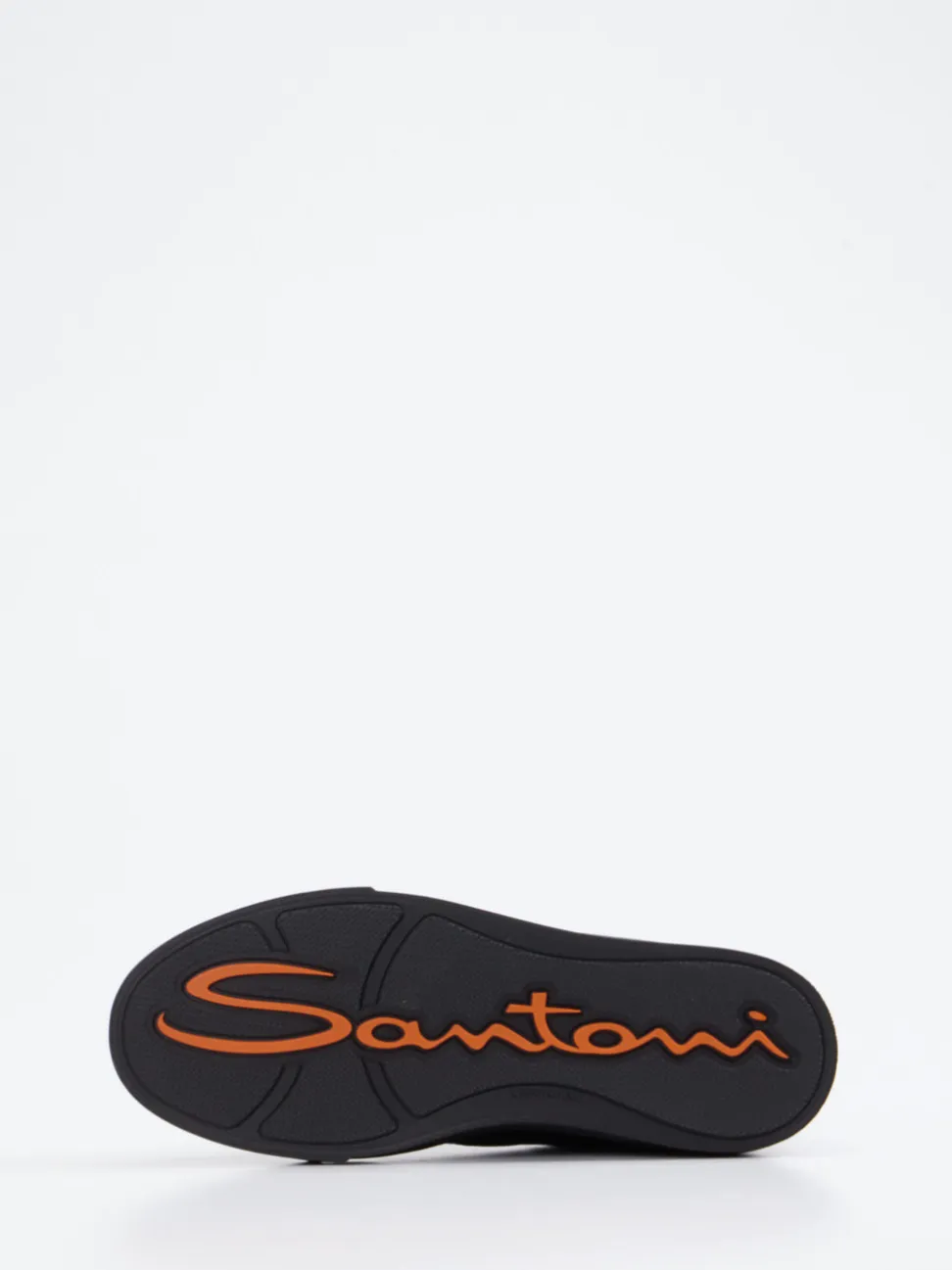 Santoni – Sneaker aus Kalbleder Schwarz
