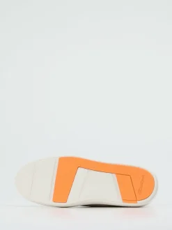 Santoni – Sneaker aus Lammleder in Beige