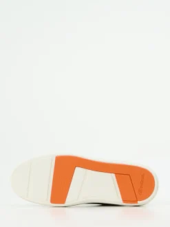 Santoni – Sneaker aus Lammleder Dunkelblau