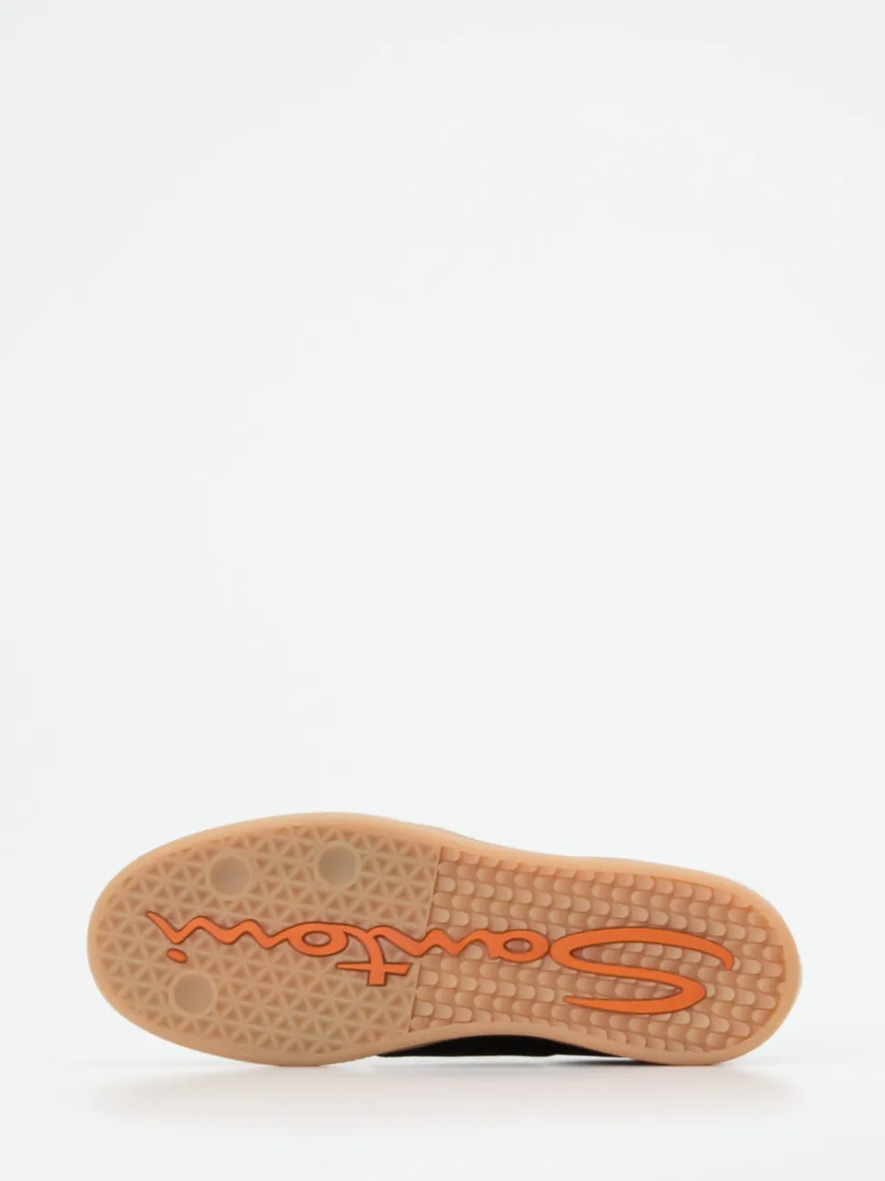 Santoni – Sneaker aus Veloursleder und Glattleder schwarz