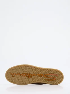 Santoni – Sneaker aus Veloursleder sandbeige