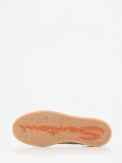 Santoni – Sneaker aus Veloursleder Beige