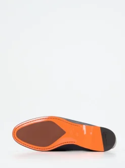 Santoni – Tassel Loafer aus Kalbleder Tiefschwarz