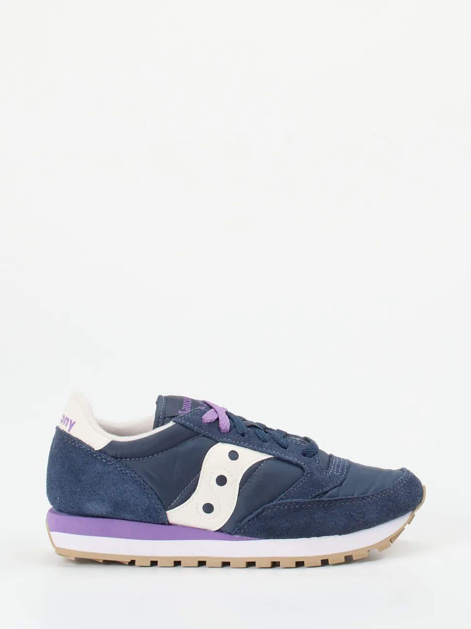 Saucony – Retro-Runner aus Veloursleder und Textil navy