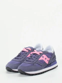 Saucony – Retro-Sneaker aus Textil und Veloursleder