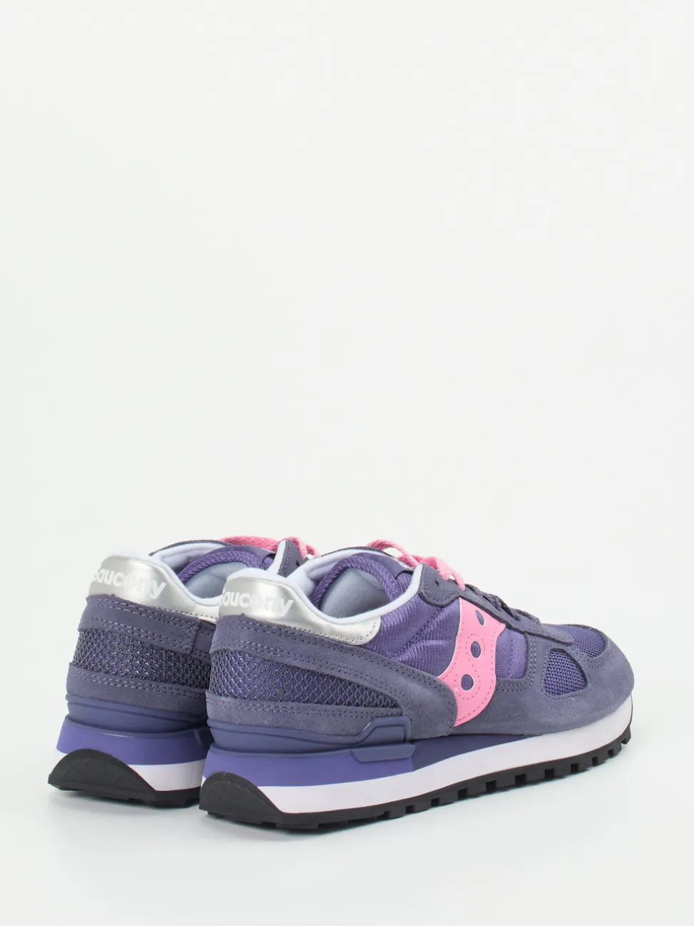 Saucony – Retro-Sneaker aus Textil und Veloursleder