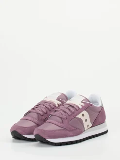 Saucony – Retro-Sneaker aus Veloursleder und Nylon Altrosa