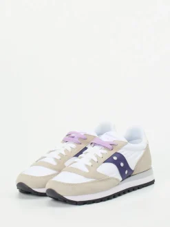 Saucony – Retro-Sneaker aus Nylon und Veloursleder weiß