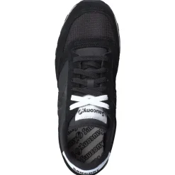 Saucony – Retro-Sneaker aus Mesh und Veloursleder schwarz