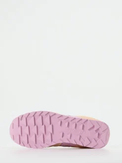 Saucony – Retro-Sneaker aus Veloursleder Pfirsich