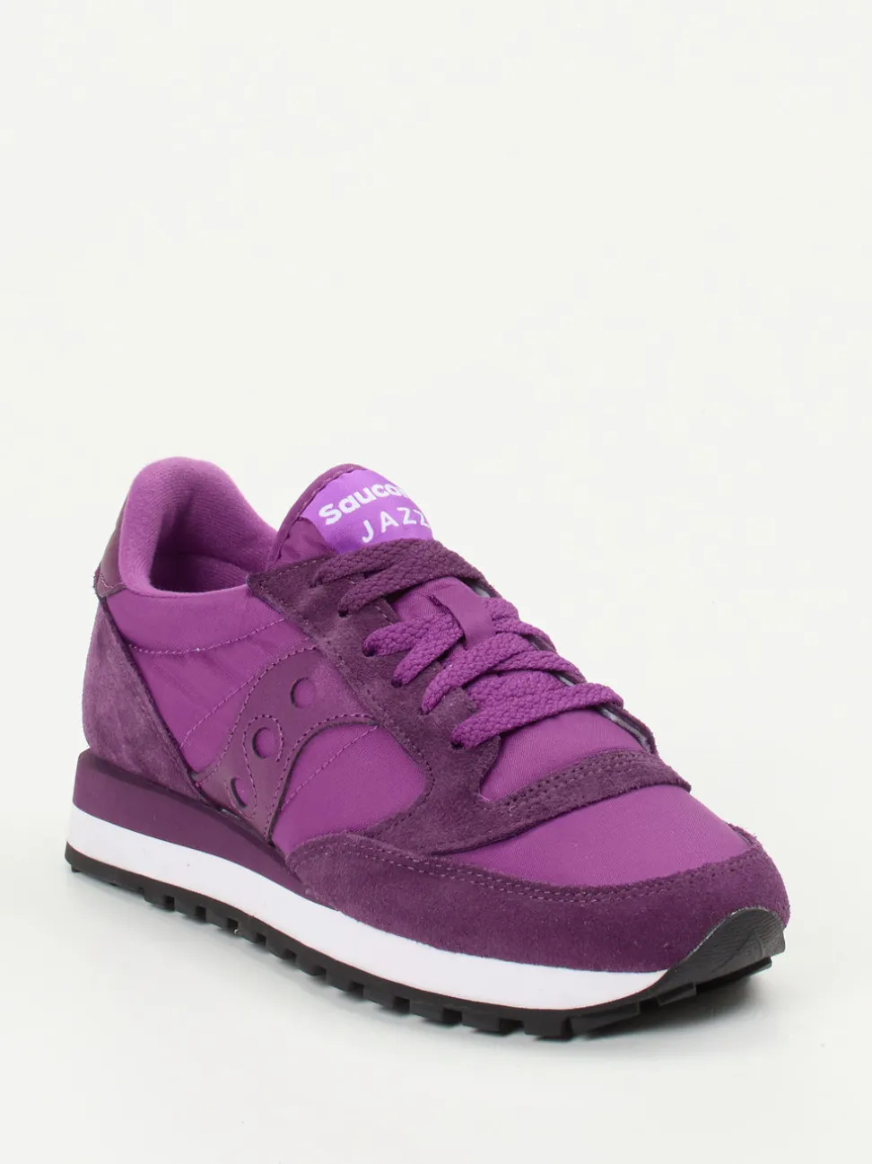 Saucony – Sneaker aus Textil und Veloursleder Violett