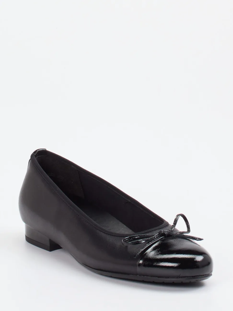Semler – Ballerinas aus Kalbleder mit Lackkappe