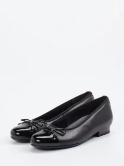 Semler – Ballerinas aus Kalbleder mit Lackkappe