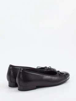Semler – Ballerinas aus Kalbleder mit Lackkappe