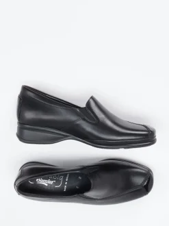 Semler – Bequem-Loafer aus Kalbleder schwarz