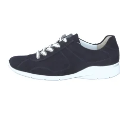 Semler – Bequem-Sneaker aus Veloursleder Dunkelblau