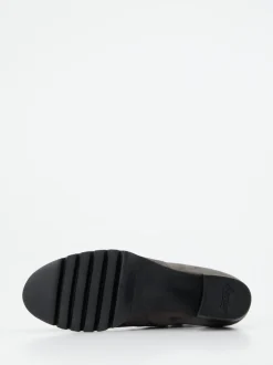 Semler – Blockabsatz-Stiefelette aus Nubukleder grau