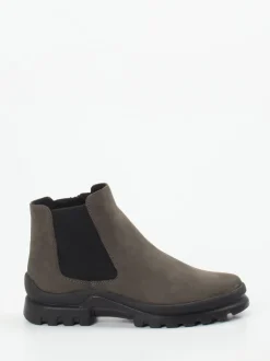 Semler – Chelsea Boots aus Nubukleder schlammgrau
